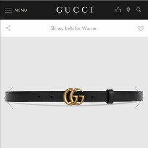 Gucci women’s black belt
